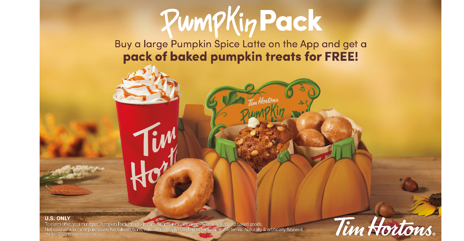 Tim Hortons U.S. limitededition pumpkin pack Nation's Restaurant News